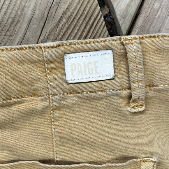 Paige Carly Pant Vintage Golden Glow Wide Leg High Waisted Size 32 - Picture 8 of 12